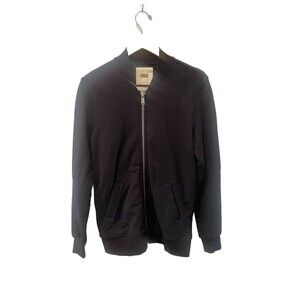 KITH Men's French Terry Knit Black Zip-Up Jacket Size Small